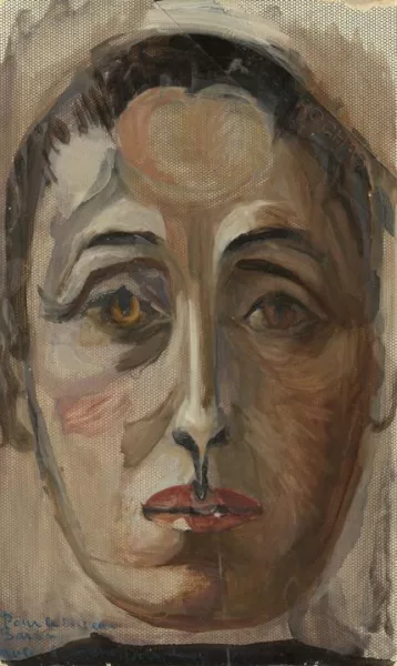 Dora Maar — Autoportrait. Verso: Nature Morte au pichet