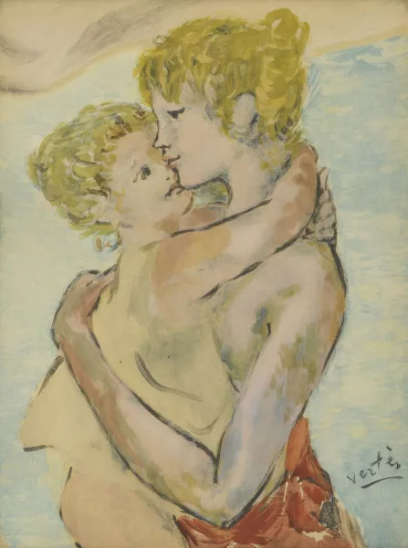 Marcel Vértes — Mère et enfant
