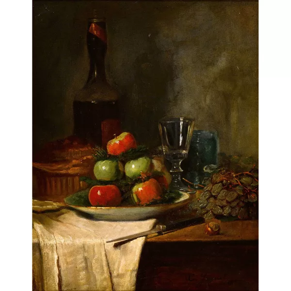 Charles Hoguet — Nature morte avec table