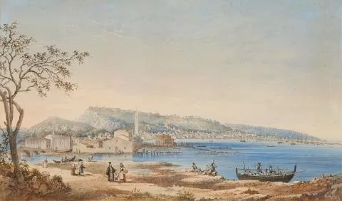 Joseph Schranz — Fischer in der Bucht von Zante