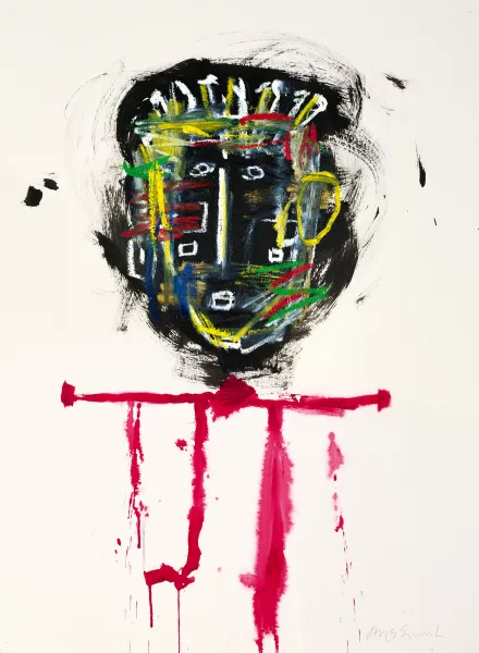 Jaune Quick-To-See Smith — Pow Wow Dancer, 1996
