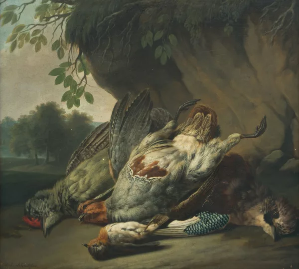 Johann Michael Schnitzler — Nature morte aux oiseaux abattus