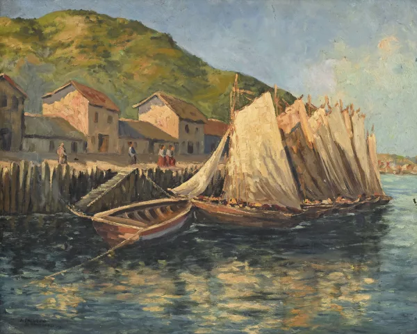 Arturo Pacheco Altamirano — Scène de port,