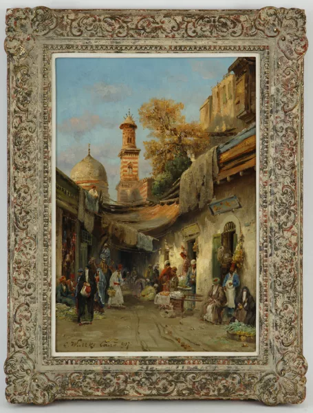 Carl Wuttke — Carl Wuttke (1849-1927), \\Ruelle du Caire\\, huile