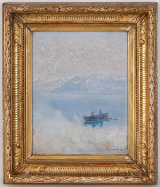 André Engel — Pêcheurs sur le Léman