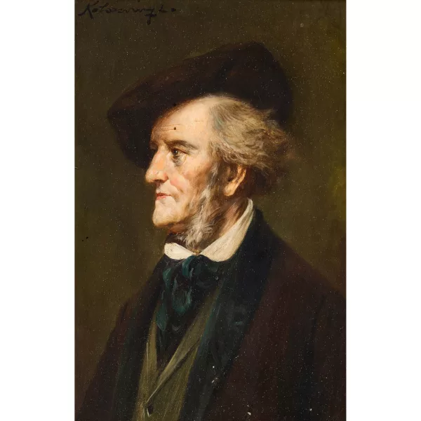 Lajos Kolozsváry — Portrait du compositeur Richard Wagner.