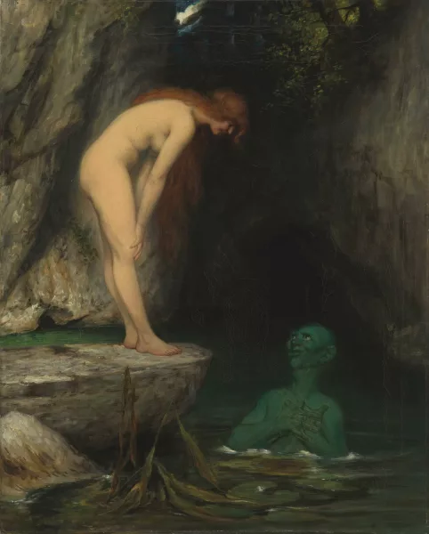 Ferdinand Leeke — Amoureux » (La nymphe et l’ondin)