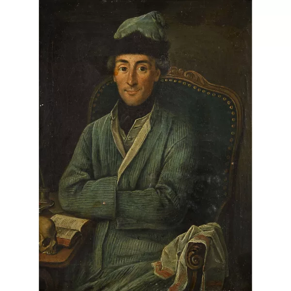Friedrich Ludwig Hauck — Bildnis eines Gelehrten im Armlehnstuhl.