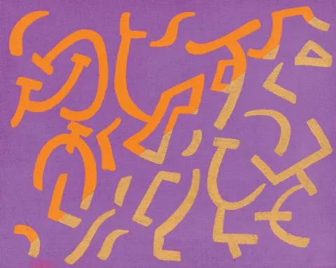 Carla Accardi — Arancio oro viola