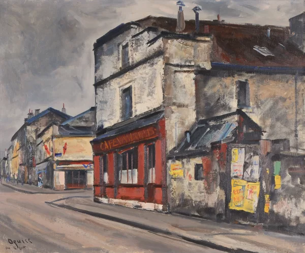Takanori Oguiss — Rue Riquet, ca. 1949
