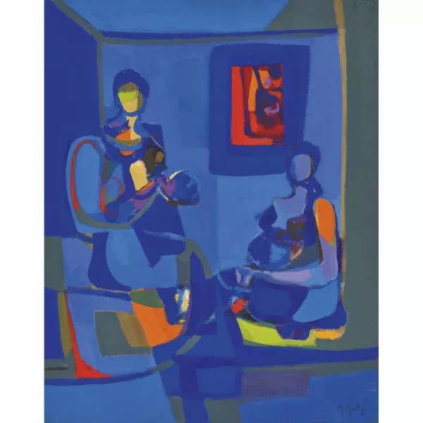 Marcel Mouly — "Les brodeuses".
