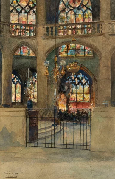Luis Jiménez Aranda — Vue de l'église Saint-Etienne du Mont
