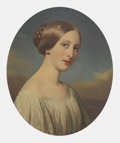 Henri Decaisne — Portrait de Madame Ernestine Huber