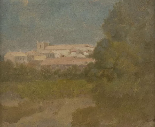 Odilon Redon — Petit village",