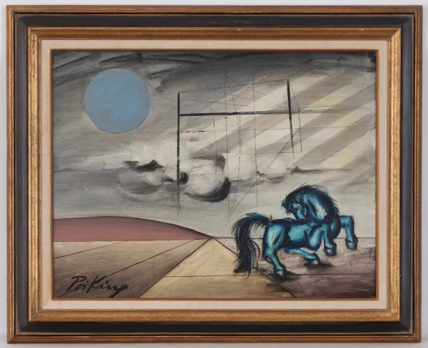 Franz Priking — Composition au cheval
