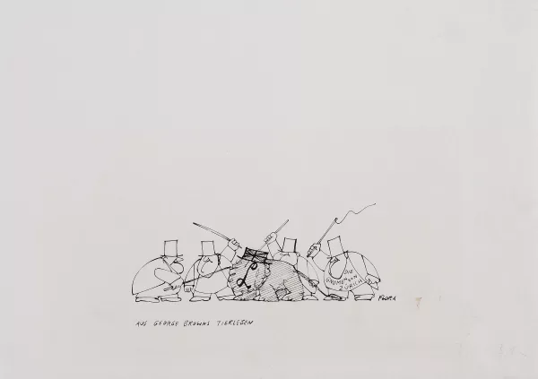 Paul Flora — De la vie des animaux de George Brown