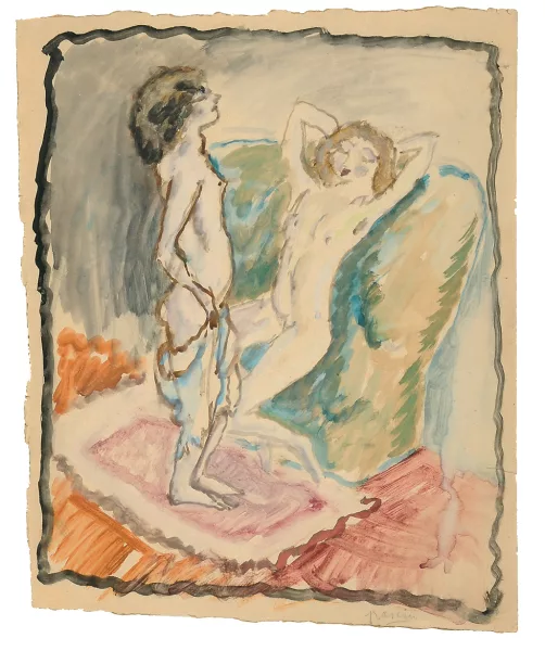 Jules Pascin — Deux filles, 1907-09