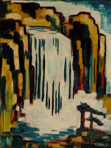 Walter Dexel — Wasserfall I, 1913