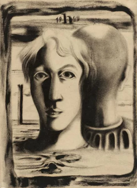 Heinrich Hoerle — Frauenkopf