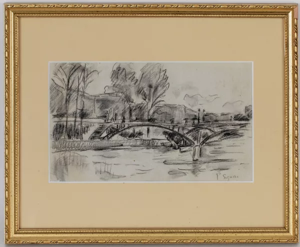 Paul Signac — Le pont des Arts, Paris,