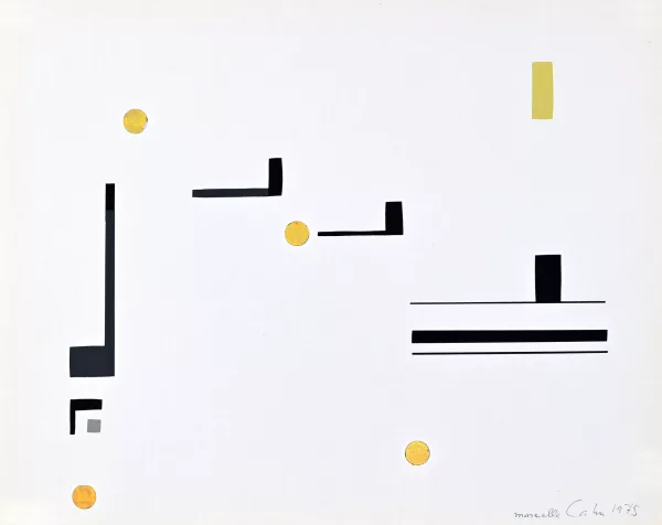 Marcelle Cahn — Composition, 1975