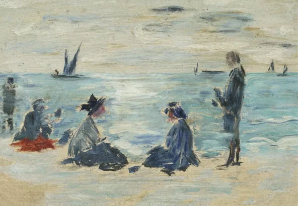 Eugène Boudin — D’après Eugène Boudin — Sur la plage
