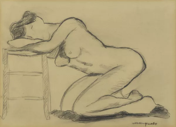 Albert Marquet — Nu au tabouret