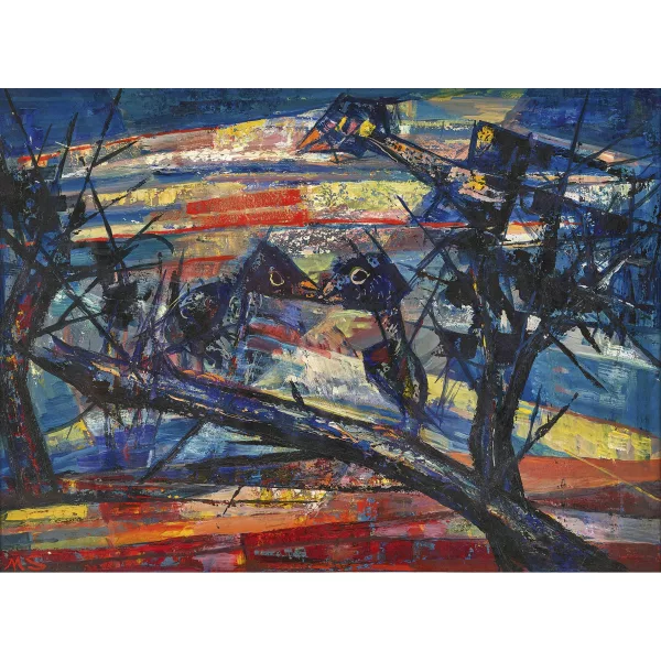 Marc Sterling — Oiseaux affamés.