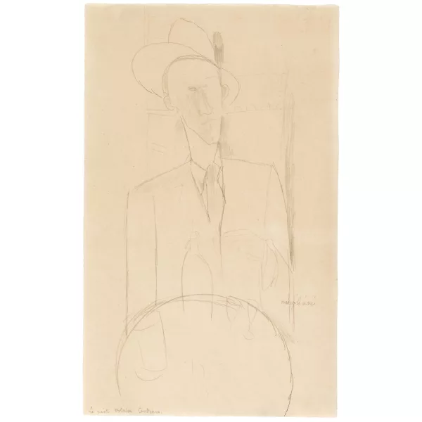 Amedeo Modigliani — "Le poète Blaise Cendrars".