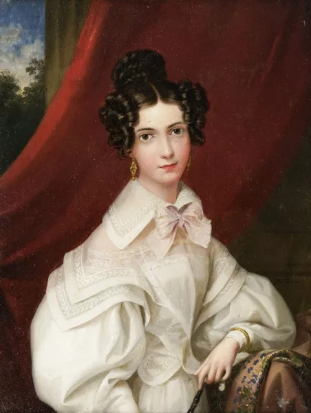Leopold Fertbauer — Portrait de Fraulein Reichl