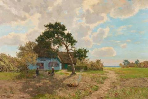 Paul Müller-Kaempff — Bauernhaus in den Dünen