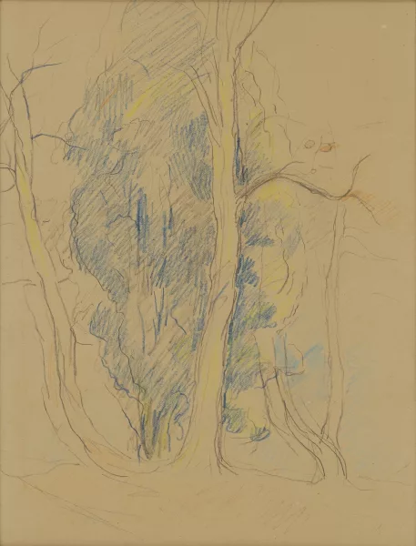 Berthe Morisot — Etude d'arbres