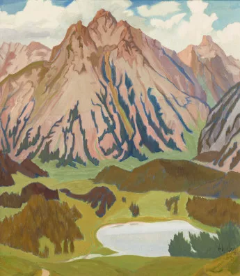 Erich Heckel — Kleiner Bergsee - Stazersee bei St. Moritz, 1956