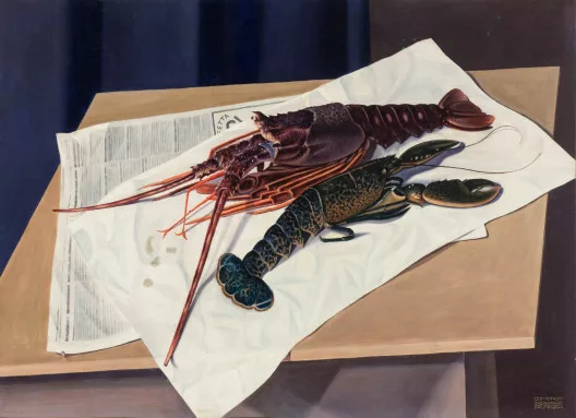 Cagnaccio di San Pietro — L'aragosta e l'astice, 1934