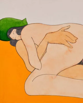 Kenneth Price — Untitled/Green Pillow 46, 1998
