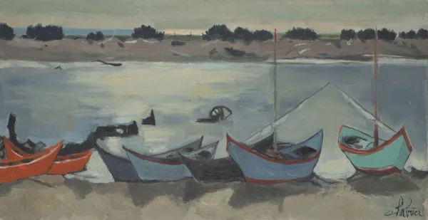 Nathalie Chabrier — Le petit Rhône le soir