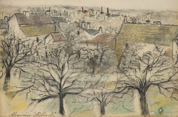 Maurice Utrillo — Paysage de Montmagny