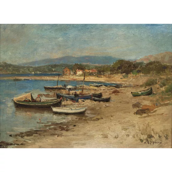 Adolphe Appian — Südfranzösische Küstenlandschaft.