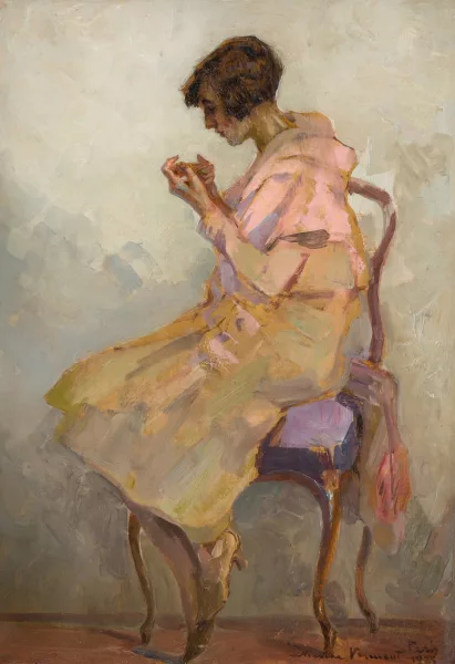 Nicolae Vermont — Sitzende Dame