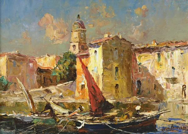 Mèrio Amèglio — Vue du port de Martigues