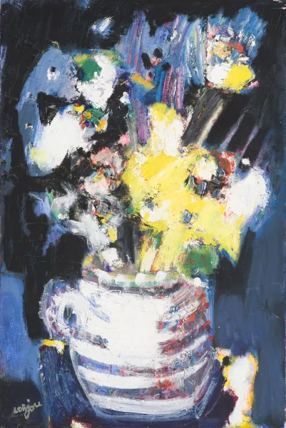Bernard Lorjou — , Bouquet de fleurs,