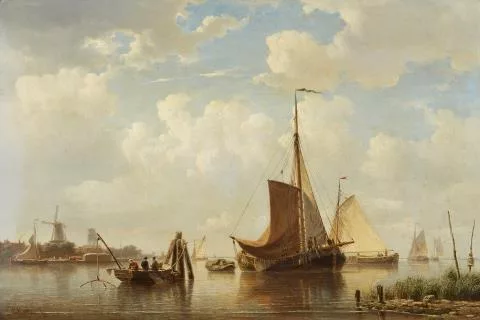 Everhardus Koster — Ansicht von Dordrecht