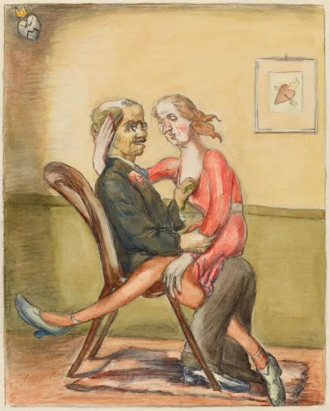 Ludwig Meidner — Paar