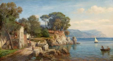 Eduard Pape — Südliche Uferlandschaft