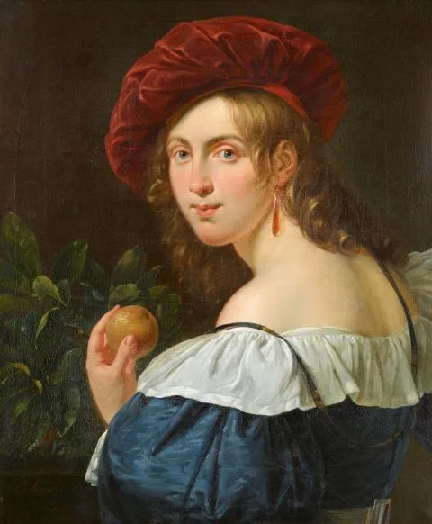 Cornelis Kruseman — Mädchen mit Orange