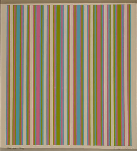 Bridget Riley — Three colour Study, 1975