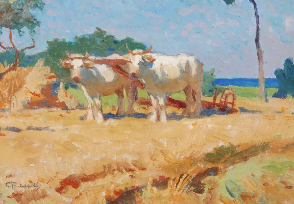 Cafiero Filipelli — Ochsen beim Ackerbau