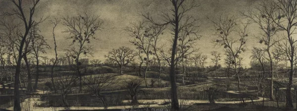 Albert Drachkovitch-Thomas — Winter landscape