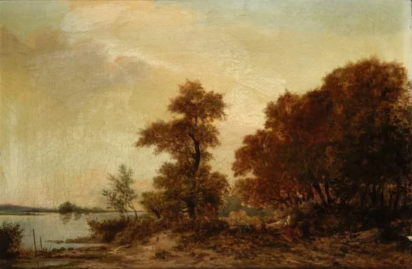 Heinrich Funk — Paysage avec cours d'eau
