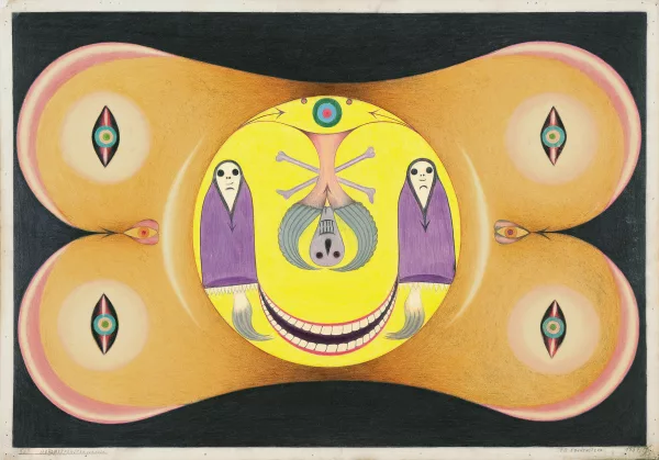 Friedrich Schröder-Sonnenstern — The Coat of Arms of the Moon Ghosts, 1957